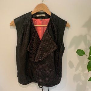 J Brand leather vest SMALL